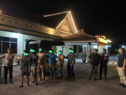 Polres Bangka Barat Gerebek Ponton Selam Laut Enjel, 6 Orang Diamankan