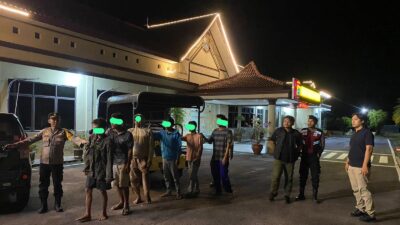 Polres Bangka Barat Gerebek Ponton Selam Laut Enjel, 6 Orang Diamankan
