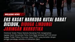 Eks Kasat Narkoba Kutai Barat Diciduk, Diduga Lindungi Jaringan Narkotika