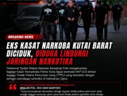 Eks Kasat Narkoba Kutai Barat Diciduk, Diduga Lindungi Jaringan Narkotika