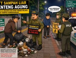 Ada OTT Sampah Liar Di Lenteng Agung 