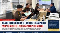 Kejari Depok Buktikan Aset Rampasan Bisa Jadi Mesin Penerimaan Negara