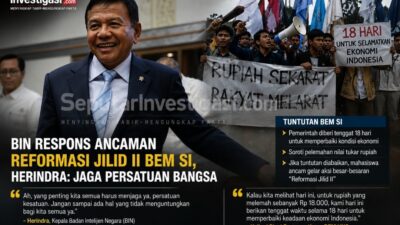 BIN Tanggapi Ancaman Reformasi Jilid II BEM SI
