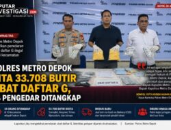 Polres Metro Depok Sikat Peredaran Obat Daftar G, 34 Pengedar Ditangkap
