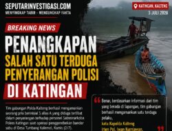 Terduga Penyerang Polisi di Katingan Dibekuk, Perburuan Pelaku Lain Berlanjut