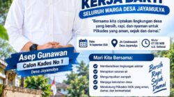 Asep Gunawan Gelar Gorol Kampanye Damai Pilkades Jayamulya