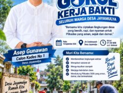 Asep Gunawan Gelar Gorol Kampanye Damai Pilkades Jayamulya