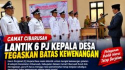 Camat Cibarusah Lantik 6 Pj Kepala Desa, Tegaskan Batas Kewenangan