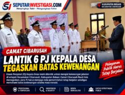 Camat Cibarusah Lantik 6 Pj Kepala Desa, Tegaskan Batas Kewenangan